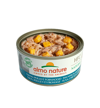 Almo Nature Scatoletta HFC Natural gusto Tonno Pollo e Formaggio per Gatti Adulti in  101 Market - Poggibonsi, commercioVirtuoso.it