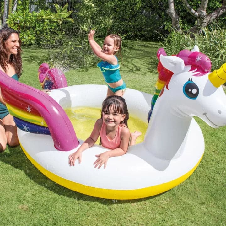 Piscina Gonfiabile 'Unicorno' Cm 272 X 193 X 104 - Intex in Canotti e gonfiabili galleggianti BricoGo - Marano di Napoli, commercioVirtuoso.it