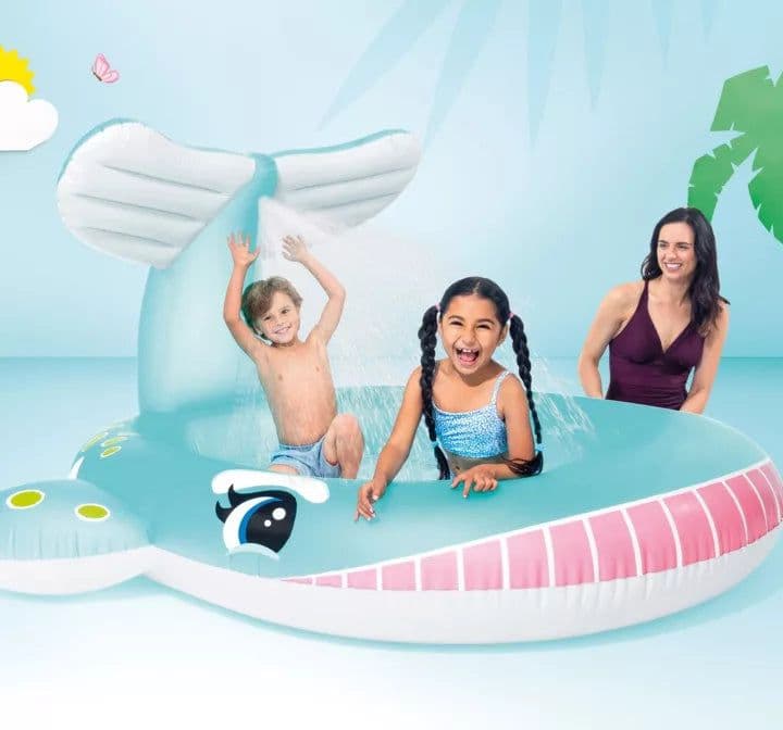 Piscina Gonfiabile 'Balena' Cm 201 X 196 X 91 - Intex in Piscinette per bambini BricoGo - Marano di Napoli, commercioVirtuoso.it