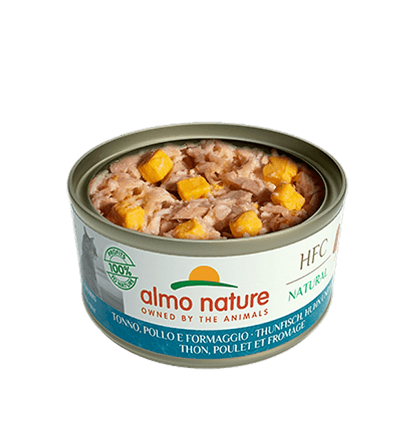 Almo Nature Scatoletta HFC Natural gusto Tonno Pollo e Formaggio per Gatti Adulti in  101 Market - Poggibonsi, commercioVirtuoso.it