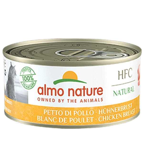 Almo Nature Scatoletta HFC Natural gusto petto di Pollo per Gatti Adulti in Ossi 101 Market - Poggibonsi, commercioVirtuoso.it