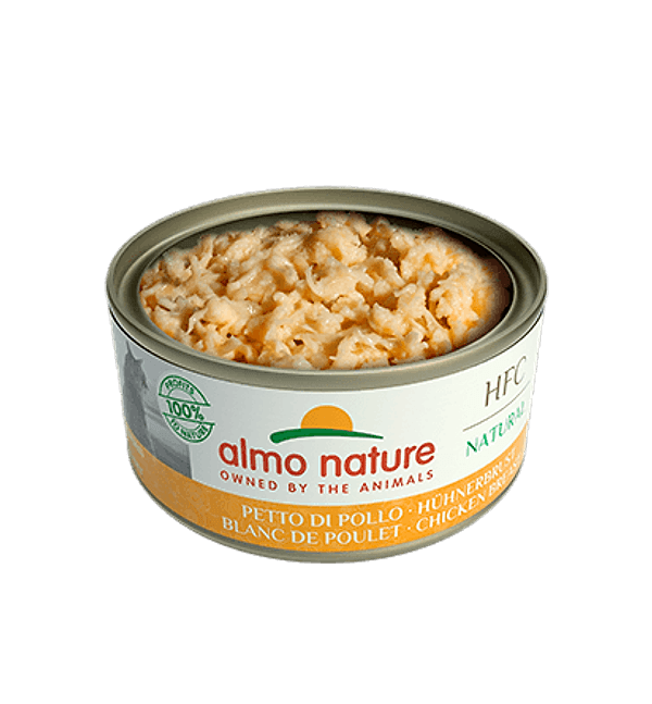 Almo Nature Scatoletta HFC Natural gusto petto di Pollo per Gatti Adulti in Ossi 101 Market - Poggibonsi, commercioVirtuoso.it