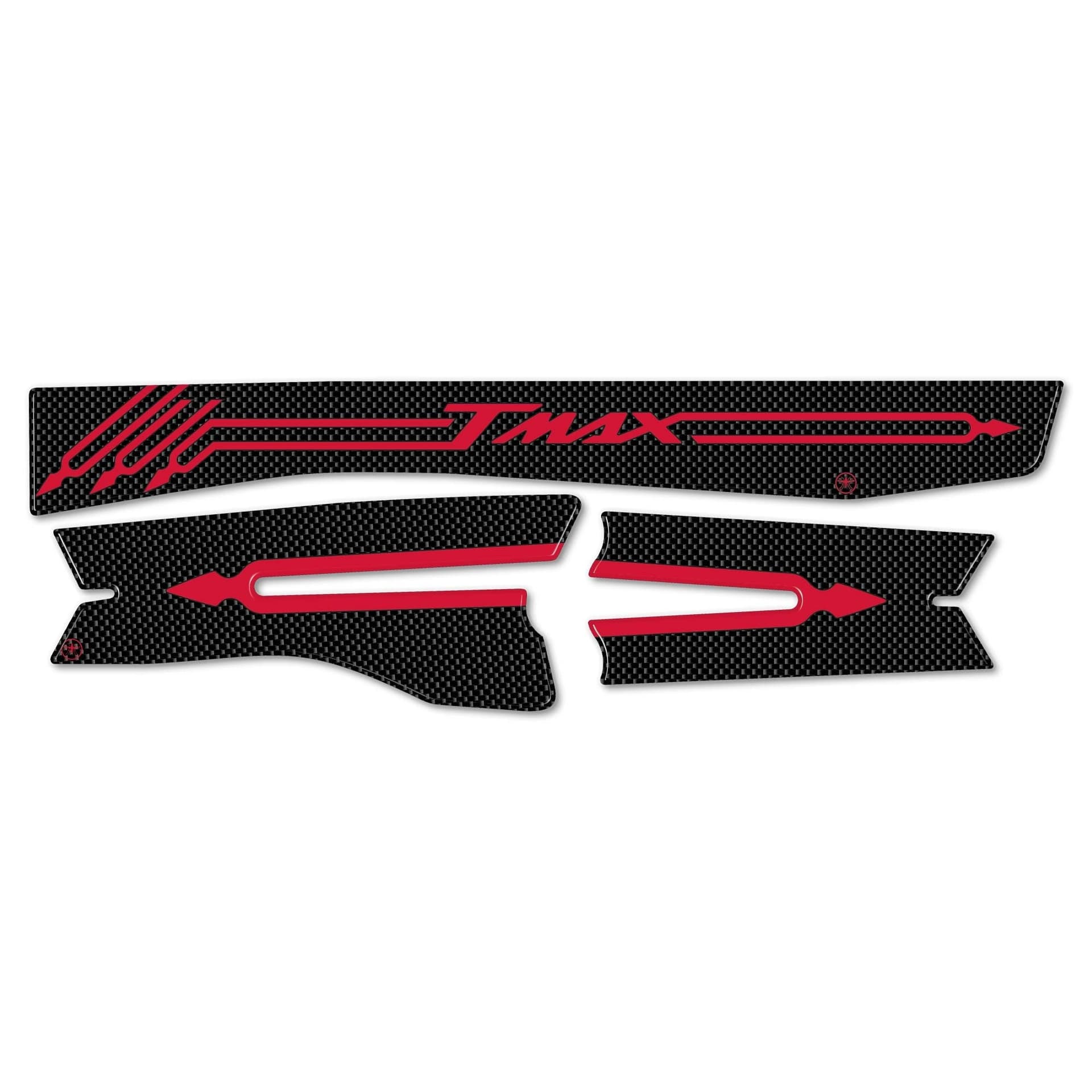 ADESIVI 3D carbonio TMAX 530 compatibili per CARTER CINGHIA YAMAHA T max 2012-16 in Decalcomanie adesivi e magneti LabelBike - Bibbiano, commercioVirtuoso.it