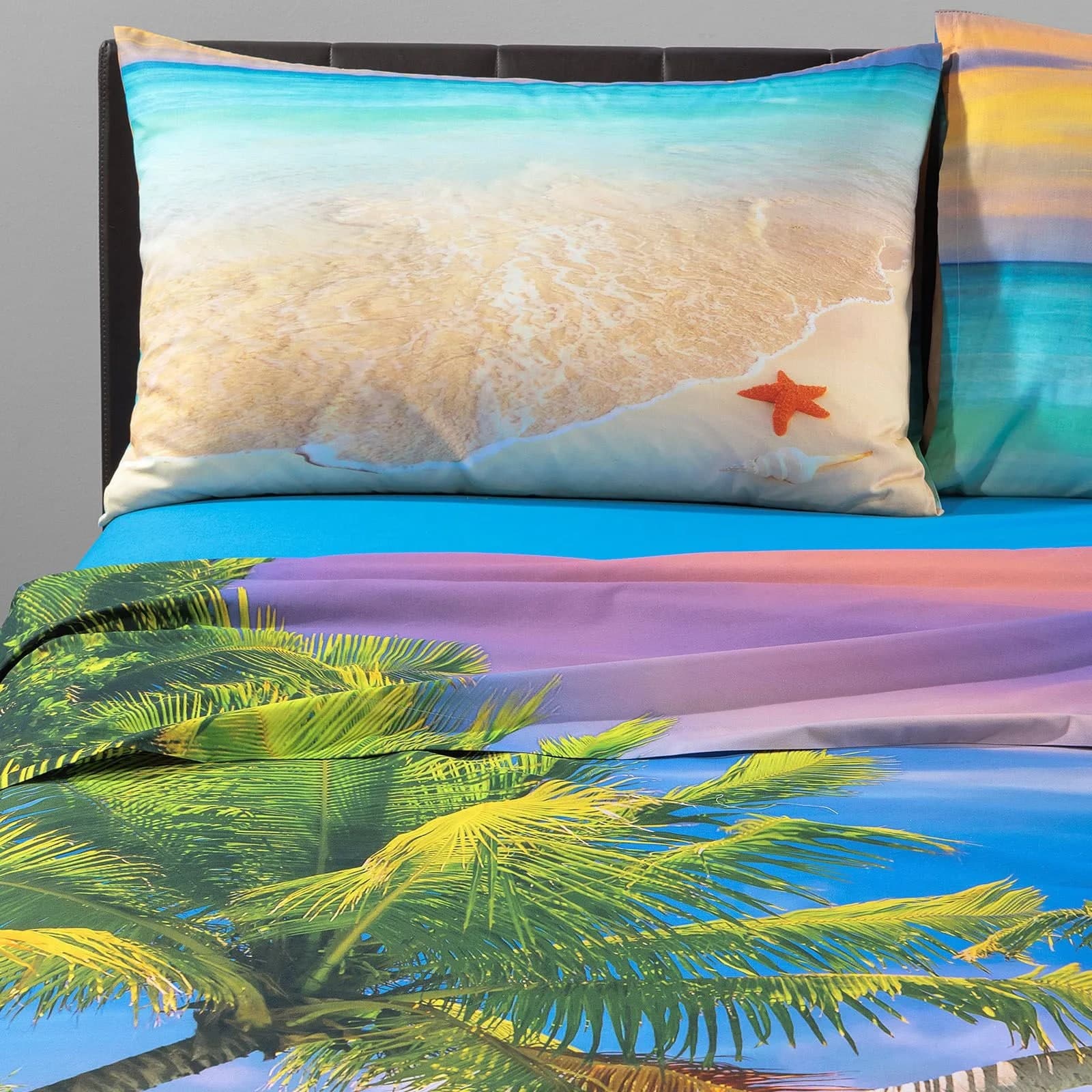 Lenzuola fantasia Caraibi - Caleffi in cotone - Comfort Tropicale in prodotto Anastasi - Marsala, commercioVirtuoso.it