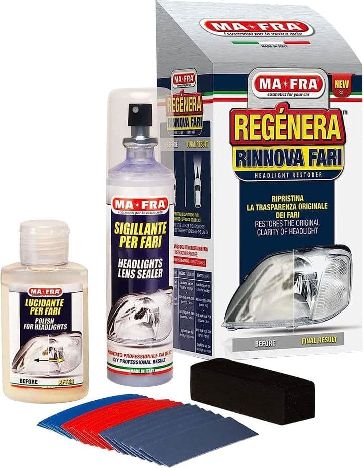 Kit Rinnova Fanali Ma fra Regenera Fari 19 Pezzi