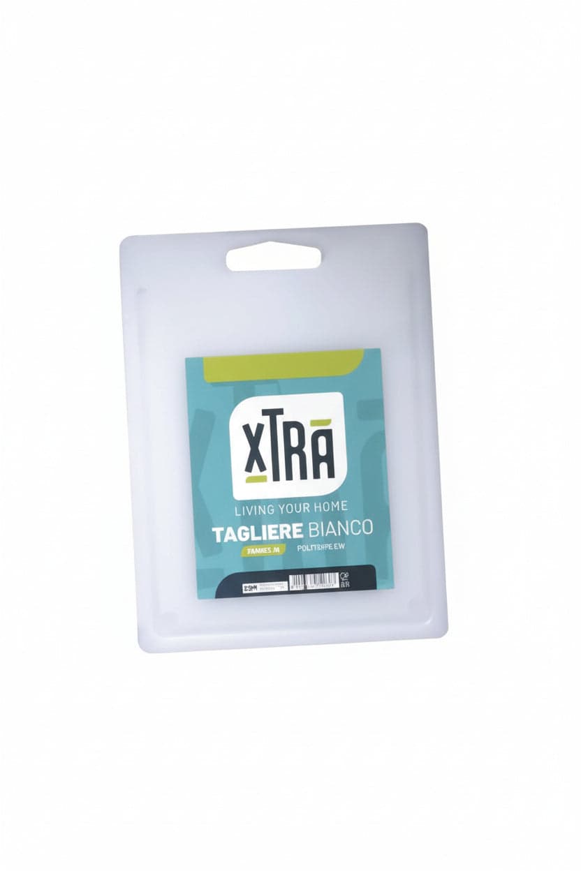 Tagliere In Polipropilene Bianco- - Cm.23X34 - Spessore Mm.0,5 - 3 Pezzi Xtra