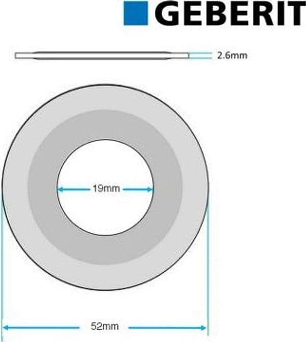 Guarnizione Per Campana Sigma - Ø 52,5X19,5 - 10 Pezzi - Geberit in Serbatoi igienici BricoGo - Marano di Napoli, commercioVirtuoso.it