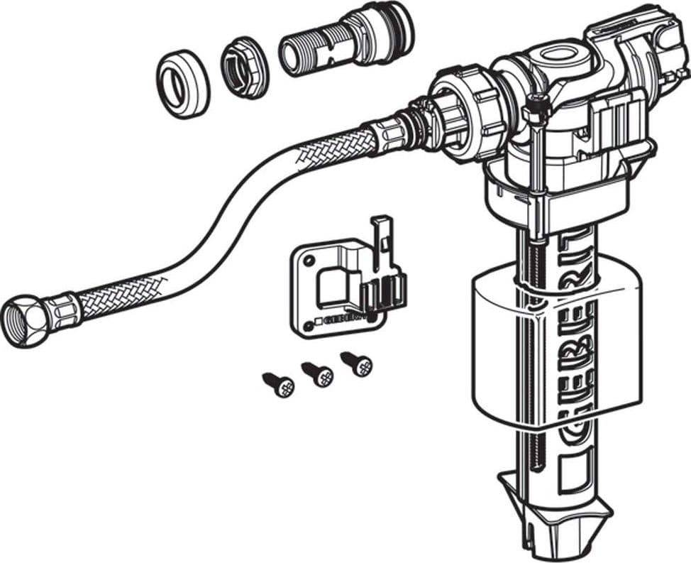 Rubinetto Galleggiante Impuls 380 (785) 3/8 Geberit 240.785.00.1 in Serbatoi igienici BricoGo - Marano di Napoli, commercioVirtuoso.it