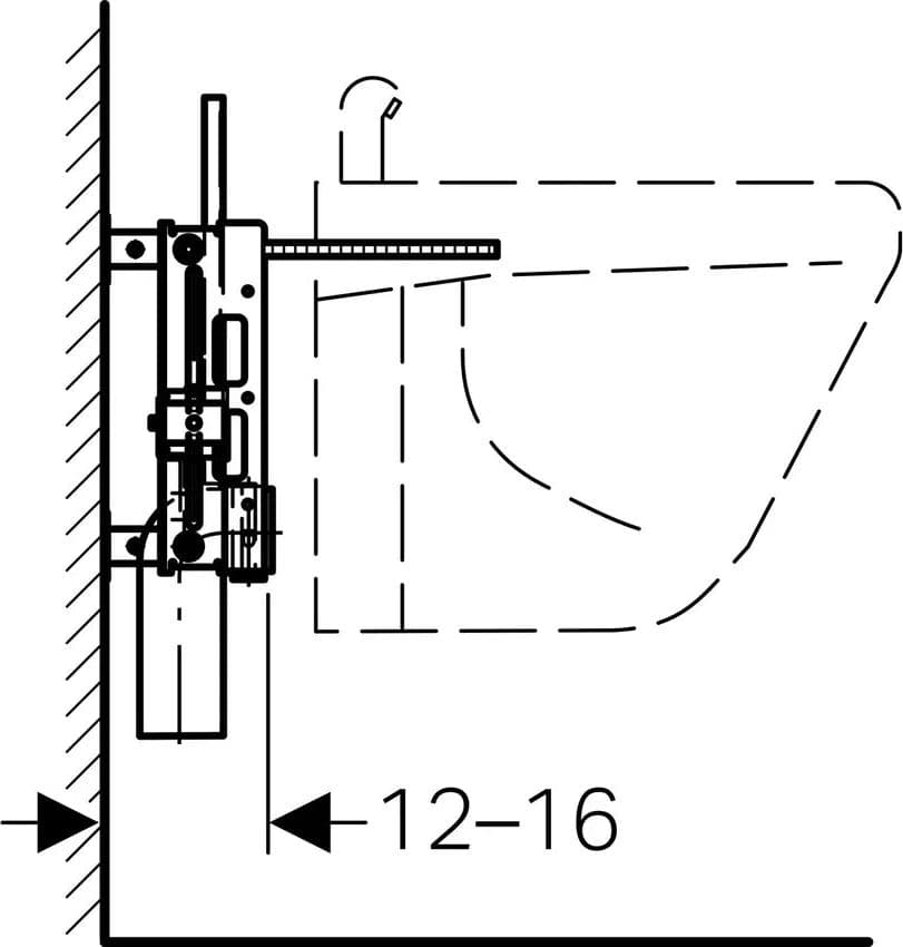 Modulo Combifix Italia Inox Per Bidet Sospesi Con Curva Geberit 457.892.00.1 in Bidet BricoGo - Marano di Napoli, commercioVirtuoso.it