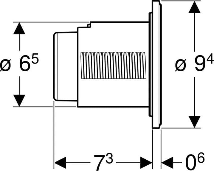 Comando Pneumatico 10 Doppio Tasto Versione Incasso Cromo Bianco Geberit 116.056.Kj.1 in Serbatoi igienici BricoGo - Marano di Napoli, commercioVirtuoso.it