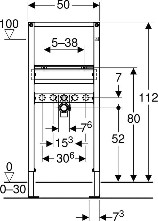 Modulo Duofix Verniciato Per Lavabo Sospeso In Cartongesso Cm.112 Geberit 111.432.00.2 in Serbatoi igienici BricoGo - Marano di Napoli, commercioVirtuoso.it