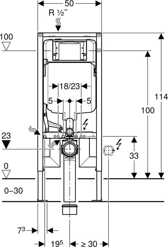 Cassetta Incasso Duofix Italia Sigma8 Wc Sospesi Doppio Scarico Geberit 111.795.00.1 in Serbatoi igienici BricoGo - Marano di Napoli, commercioVirtuoso.it