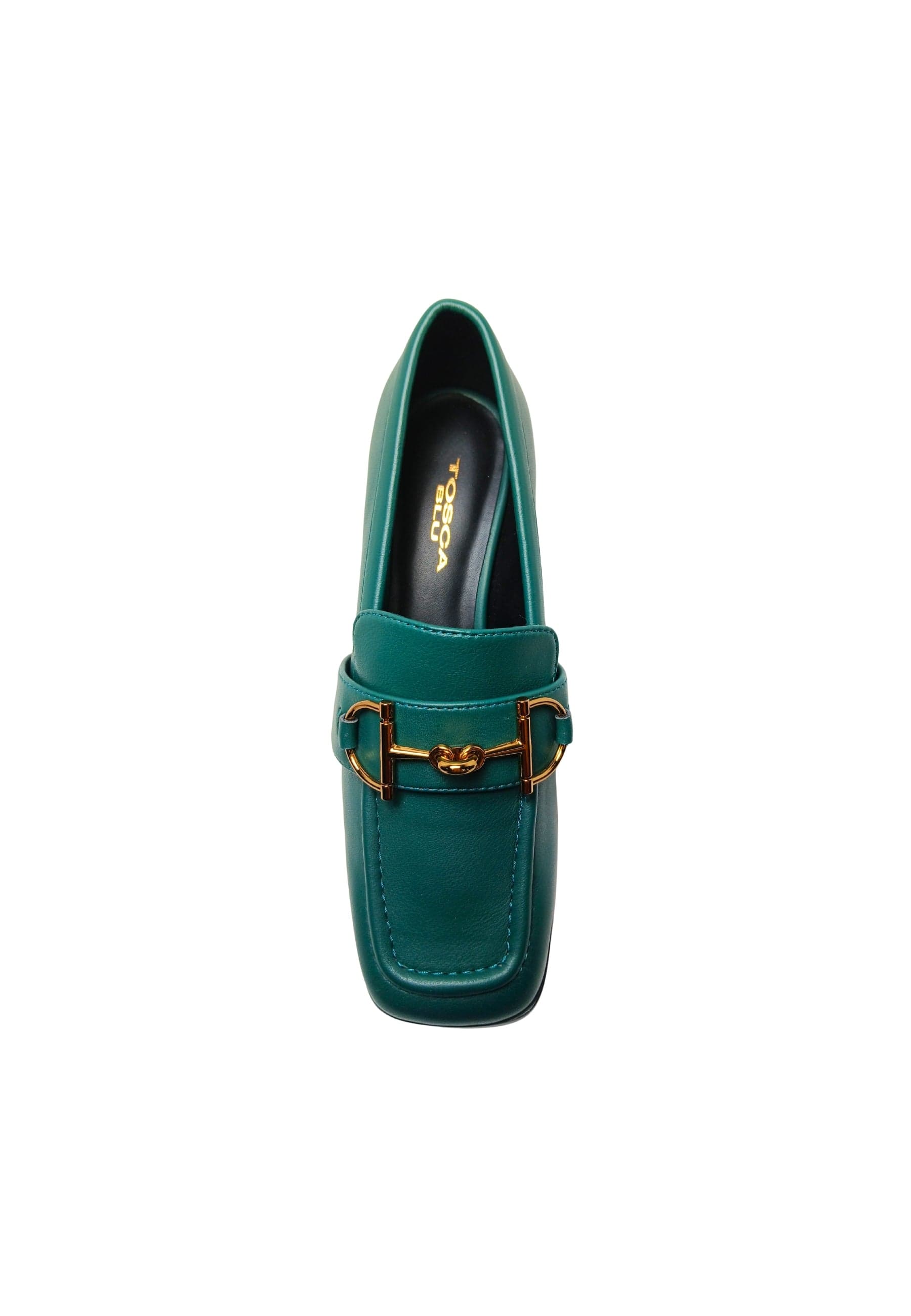 TOSCA BLU Scarpe Donna Tosca Blu Mocassino con tacco e applicazione oro da donna in Autocategorizzazione Drestige - Casamassima, commercioVirtuoso.it