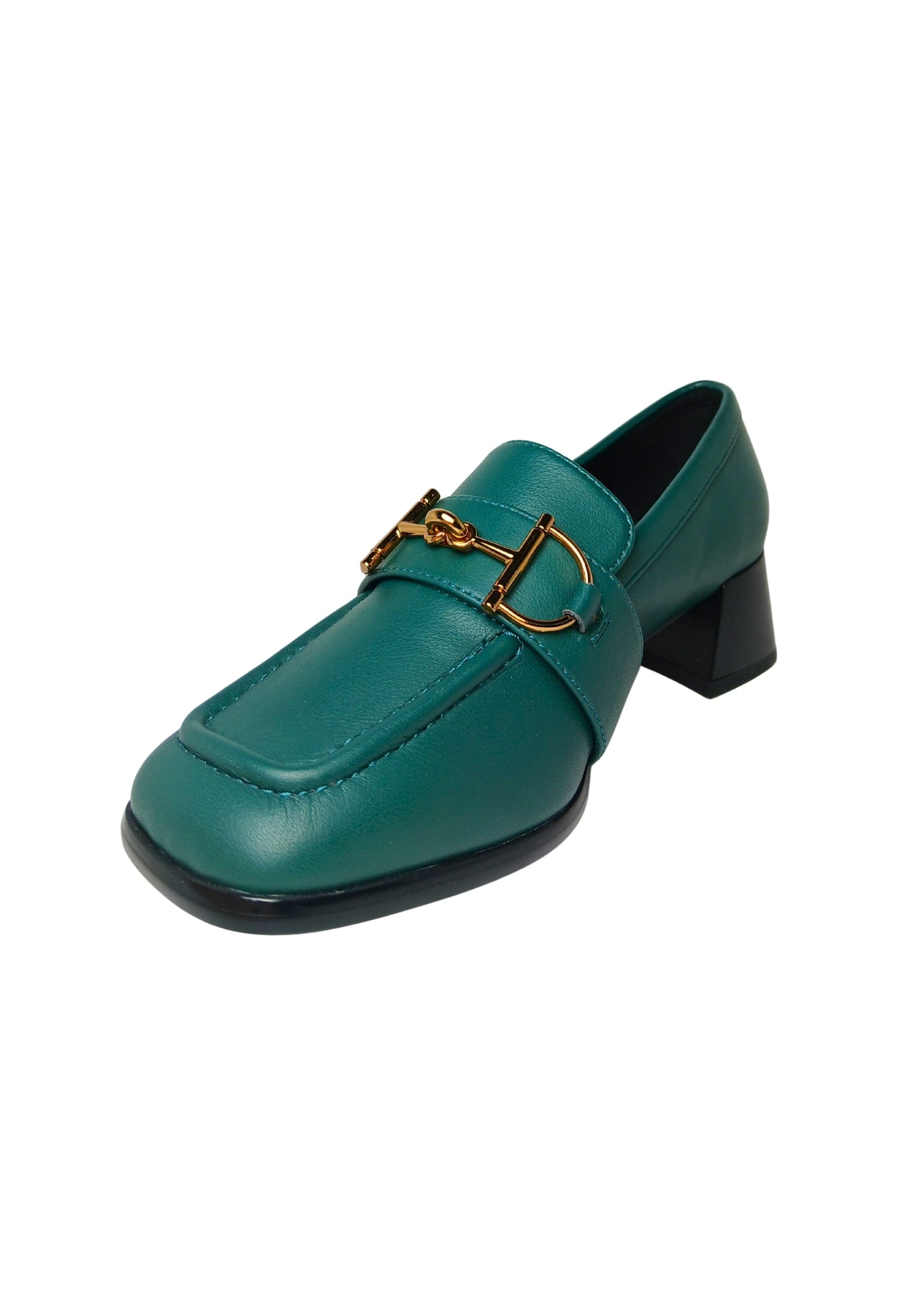 TOSCA BLU Scarpe Donna Tosca Blu Mocassino con tacco e applicazione oro da donna in Autocategorizzazione Drestige - Casamassima, commercioVirtuoso.it
