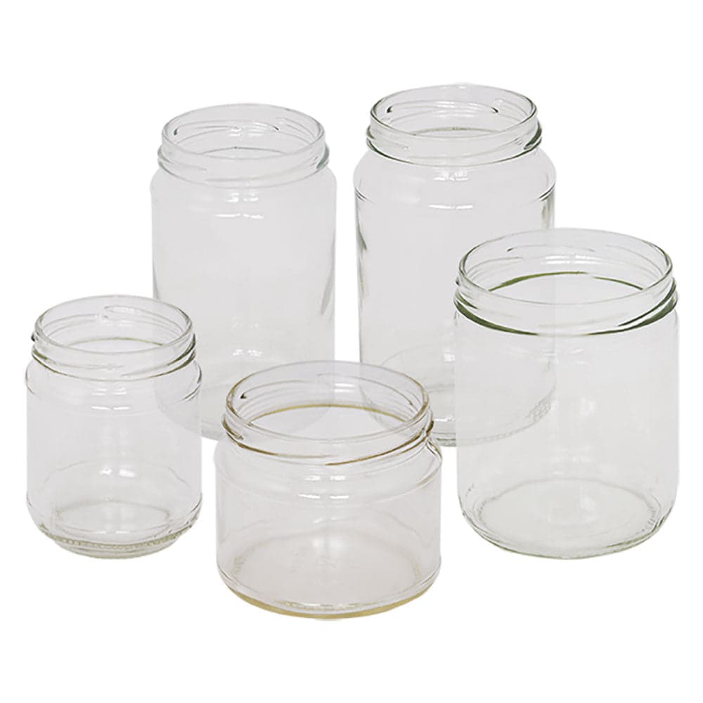 Vaso Vetro 'Boccaccio' Per Alimenti Tipo 'Std' 3100 Ml - Imbocc. Ø 110 Mm- 6 Pezzi - Senza Marca
