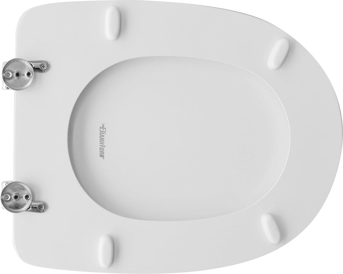 Sedile Wc Per Cesame Vaso Aretusa Bianco Cerniera Regolabile Forma 6- Bianco - Soft Close- Cw- Pezzi 1 in Sedili WC BricoGo - Marano di Napoli, commercioVirtuoso.it