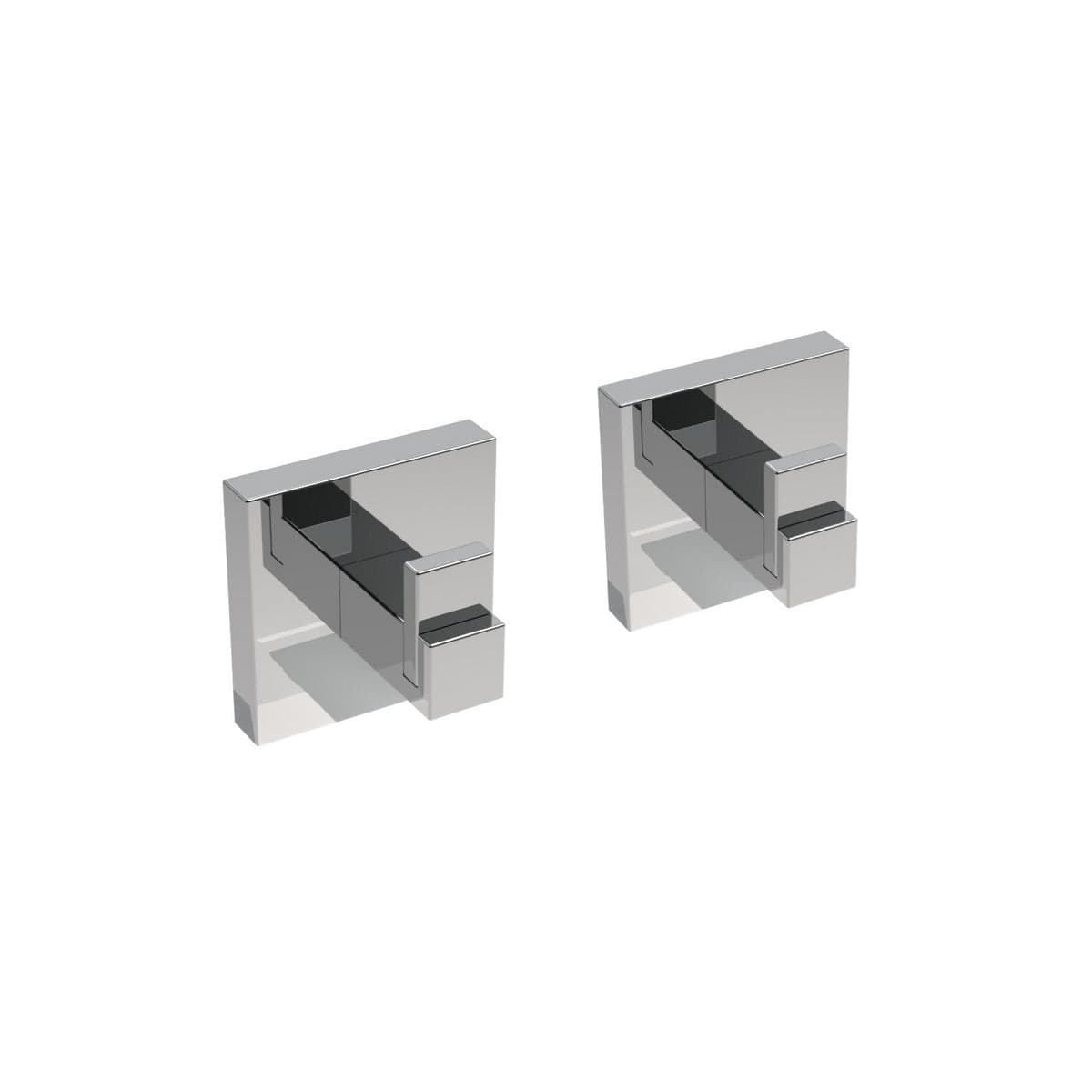2 Pz Appendiabiti Mod. Trend- Cromo Cm 5 X H.5 X 4- Metaf- Pezzi 1 in Ganci portasciugamani BricoGo - Marano di Napoli, commercioVirtuoso.it