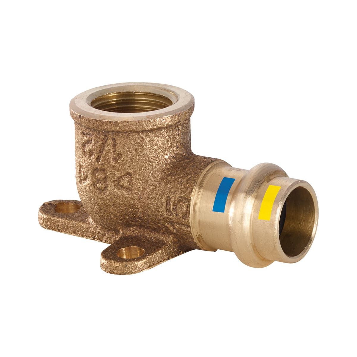 Gomito 90Â° F Fil.F Con Flangia A 3 Fori A Pressare Acqua Gas B One- Diam 15 X 1/2- Ibp- Pezzi 1 in Canalizzazioni BricoGo - Marano di Napoli, commercioVirtuoso.it