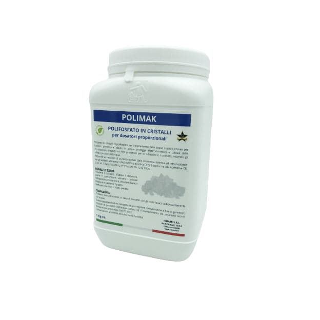 Cristalli Di Polifosfato Barattolo 1Kg- 1 Kg- Immak- Pezzi 1 in Ricambi filtri acqua sottotop BricoGo - Marano di Napoli, commercioVirtuoso.it