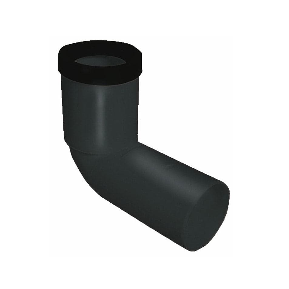 Curva Prolungato Wc Ppr Black Silent- Dn 90- Bampi- Pezzi 1 in Scopini e porta scopini BricoGo - Marano di Napoli, commercioVirtuoso.it
