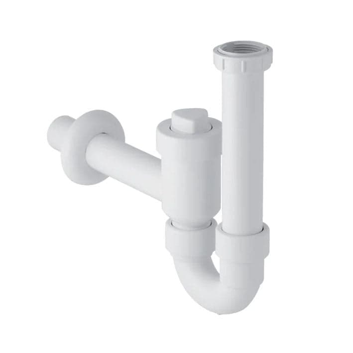Sifone Per Lavello Con Valvola Di Ritegno- 11/2 - 11/4 - Diam. 40- Geber- Pezzi 1 in Accessori per lavelli BricoGo - Marano di Napoli, commercioVirtuoso.it