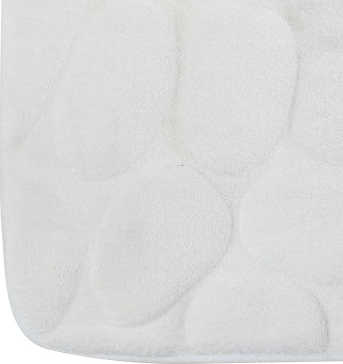 Tappeto Bagno In Microfibra Schiuma- Bianco Cm 50X80- Spire- Pezzi 1 in Tappetini per il bagno BricoGo - Marano di Napoli, commercioVirtuoso.it