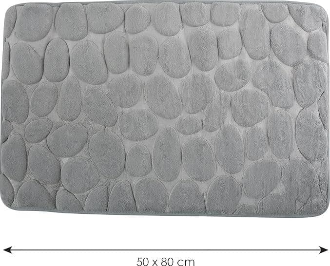 Tappeto Bagno In Microfibra Schiuma- Grigio Cm 50X80- Spire- Pezzi 1 in Tappetini per il bagno BricoGo - Marano di Napoli, commercioVirtuoso.it