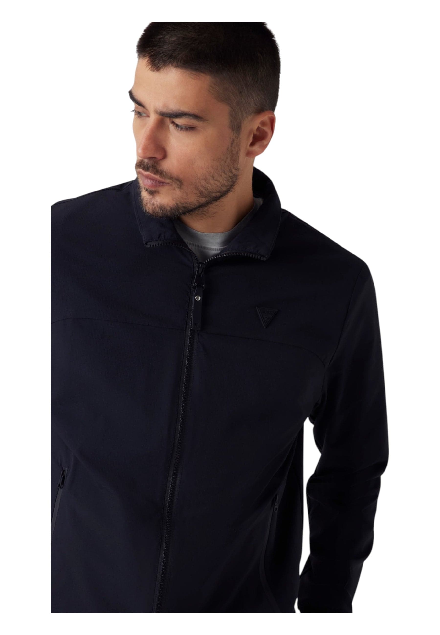 GUESS ACTIVEWEAR Giacca ripstop con zip intera Uomo Guess Activewear da uomo in Felpe senza cappuccio Drestige - Casamassima, commercioVirtuoso.it