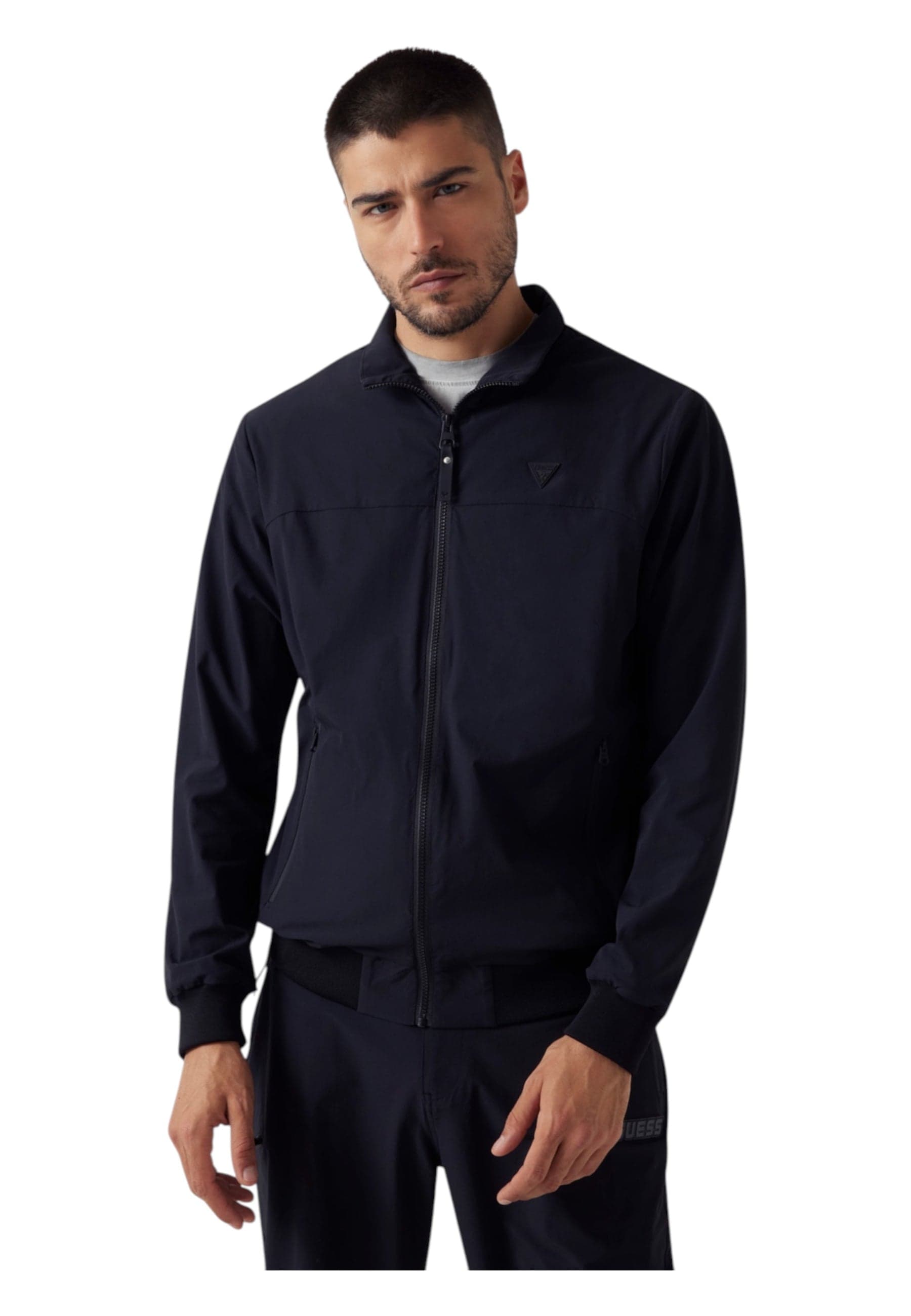 GUESS ACTIVEWEAR Giacca ripstop con zip intera Uomo Guess Activewear da uomo in Felpe senza cappuccio Drestige - Casamassima, commercioVirtuoso.it