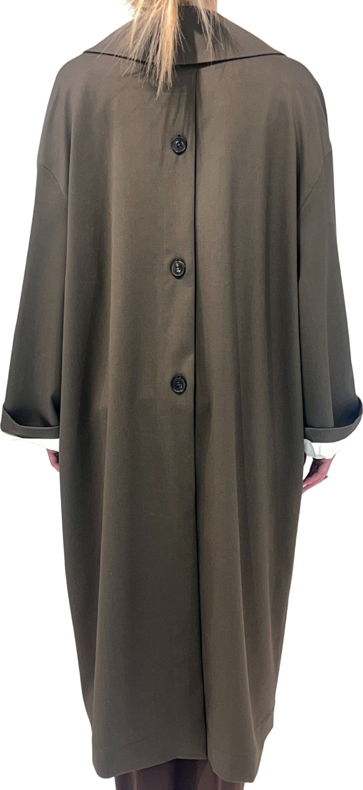 PDR Cappoto Donna marrone oliva da donna in Cappotti Drestige - Casamassima, commercioVirtuoso.it