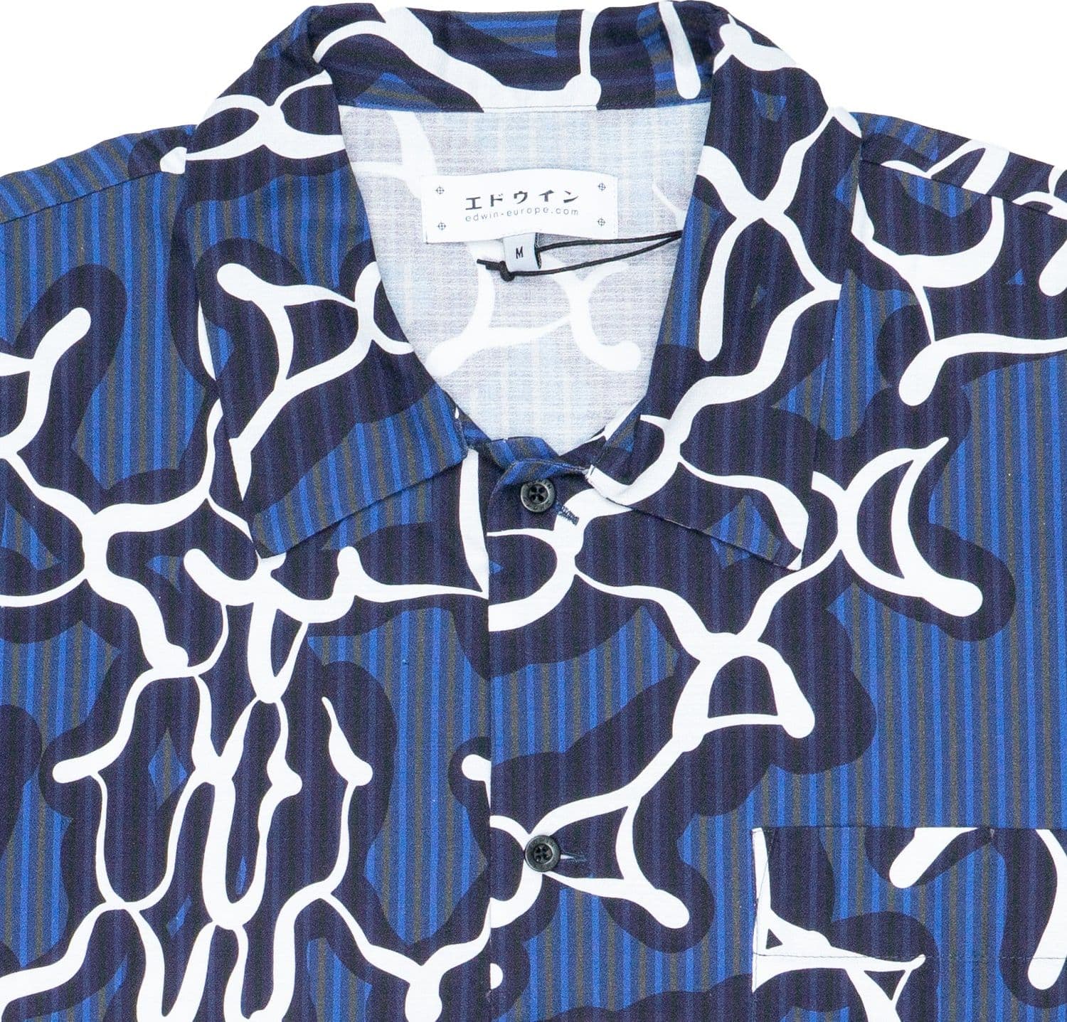 EDWIN Camicia MM Uomo Edwin YUGAMI STRIPES SHIRT SS da uomo in Camicie casual Drestige - Casamassima, commercioVirtuoso.it