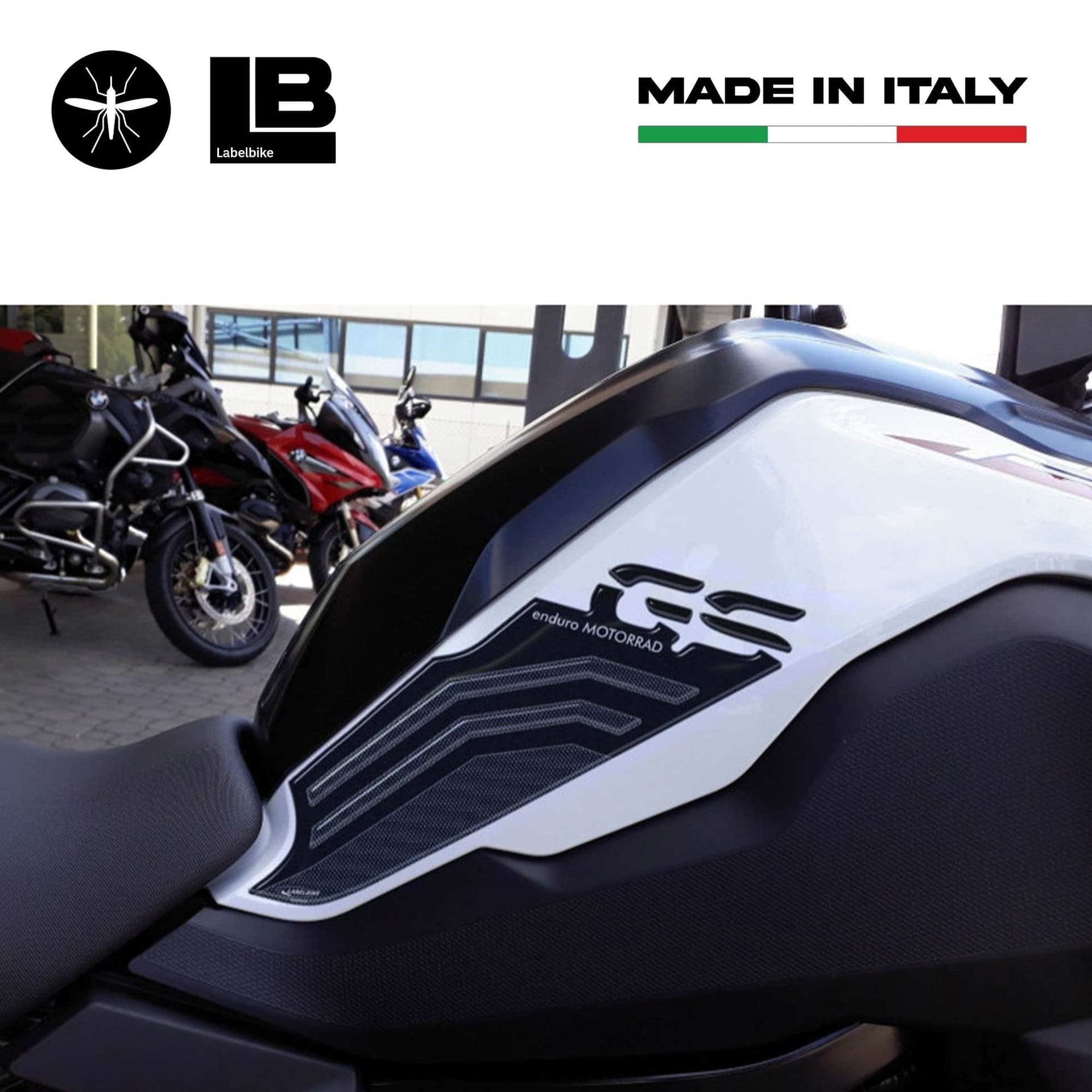 2 ADESIVI gel 3D PROTEZIONI LATERALI compatibili PER MOTO BMW F850 GS 2018-2022 in Paraserbatoio LabelBike - Bibbiano, commercioVirtuoso.it