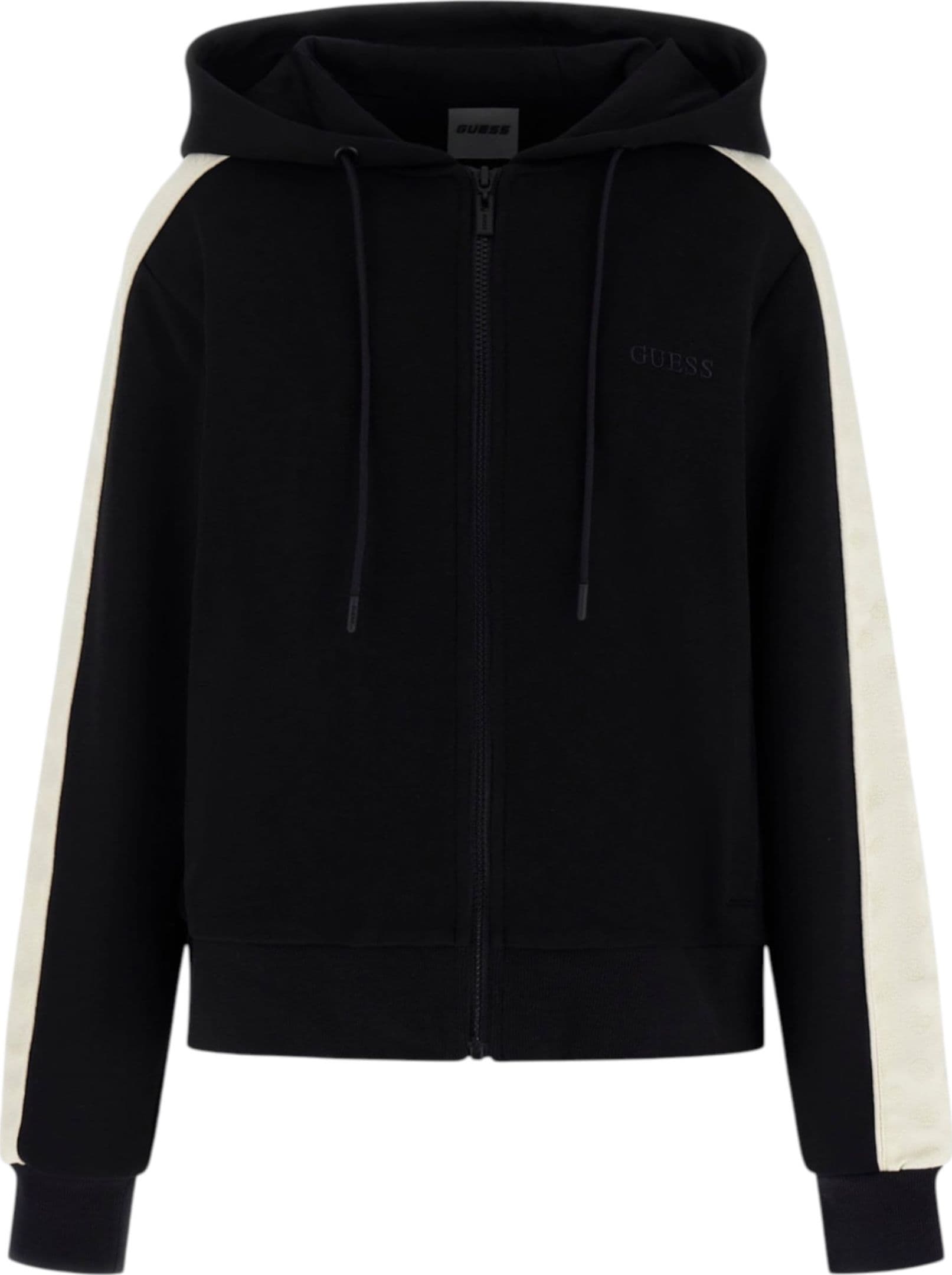 GUESS ACTIVEWEAR Felpa con cappuccio e zip intera Donna Guess Activewear Regular Fit da donna in Felpe con cappuccio Drestige - Casamassima, commercioVirtuoso.it