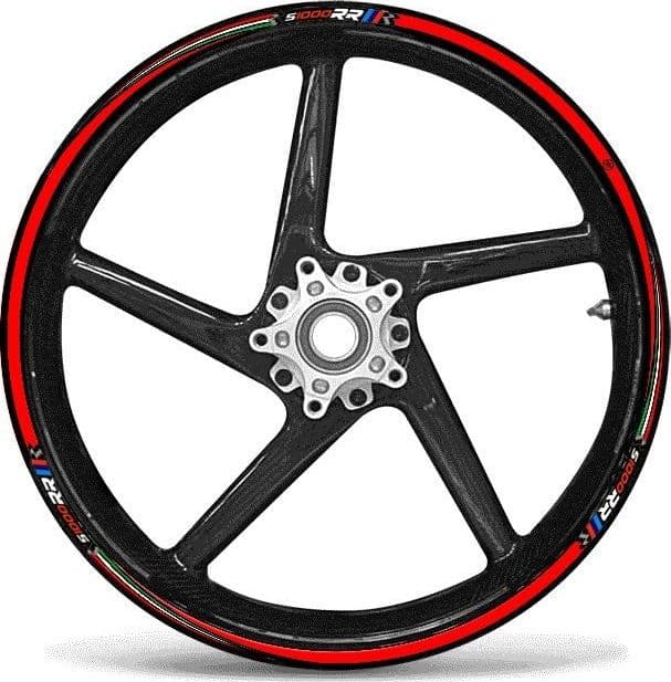 STRISCE ADESIVE compatibili per MOTO BMW S1000 RR adesivi CERCHI 17' tuning in Decalcomanie adesivi e magneti LabelBike - Bibbiano, commercioVirtuoso.it