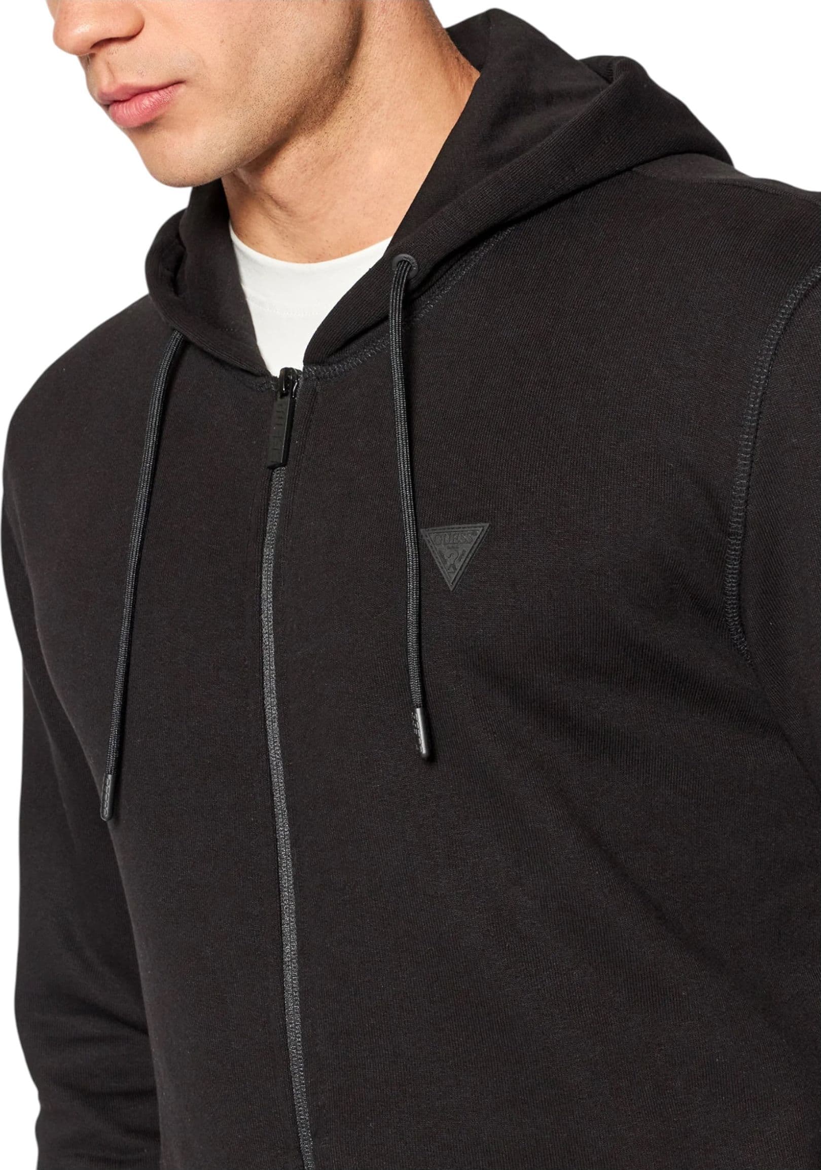 GUESS ACTIVEWEAR Felpa full zip Uomo Guess Activewear da uomo in Felpe senza cappuccio Drestige - Casamassima, commercioVirtuoso.it