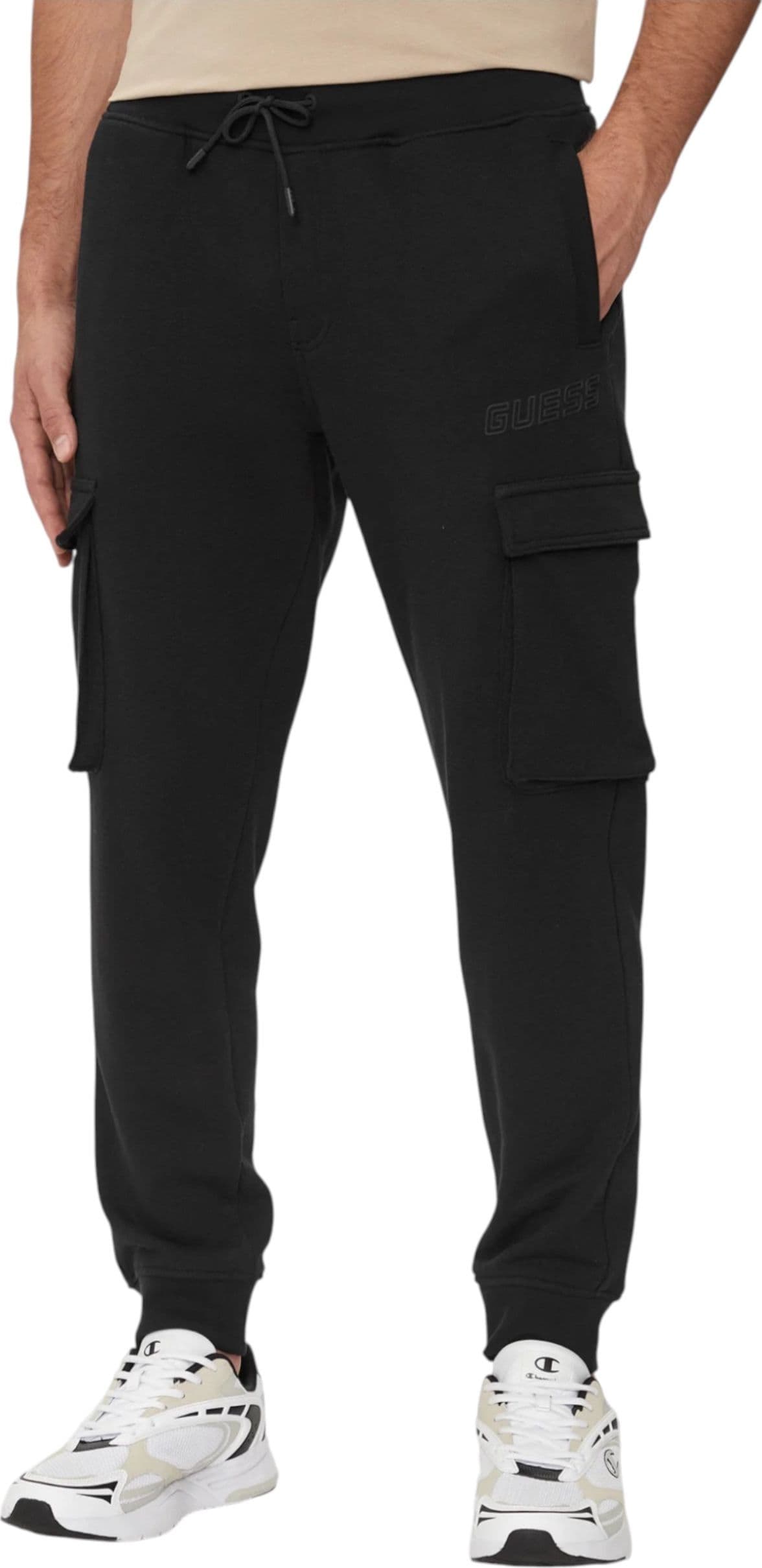 GUESS ACTIVEWEAR Pantaloni Jogger cargo Uomo Guess Activewear da uomo in Pantaloni sportivi Drestige - Casamassima, commercioVirtuoso.it