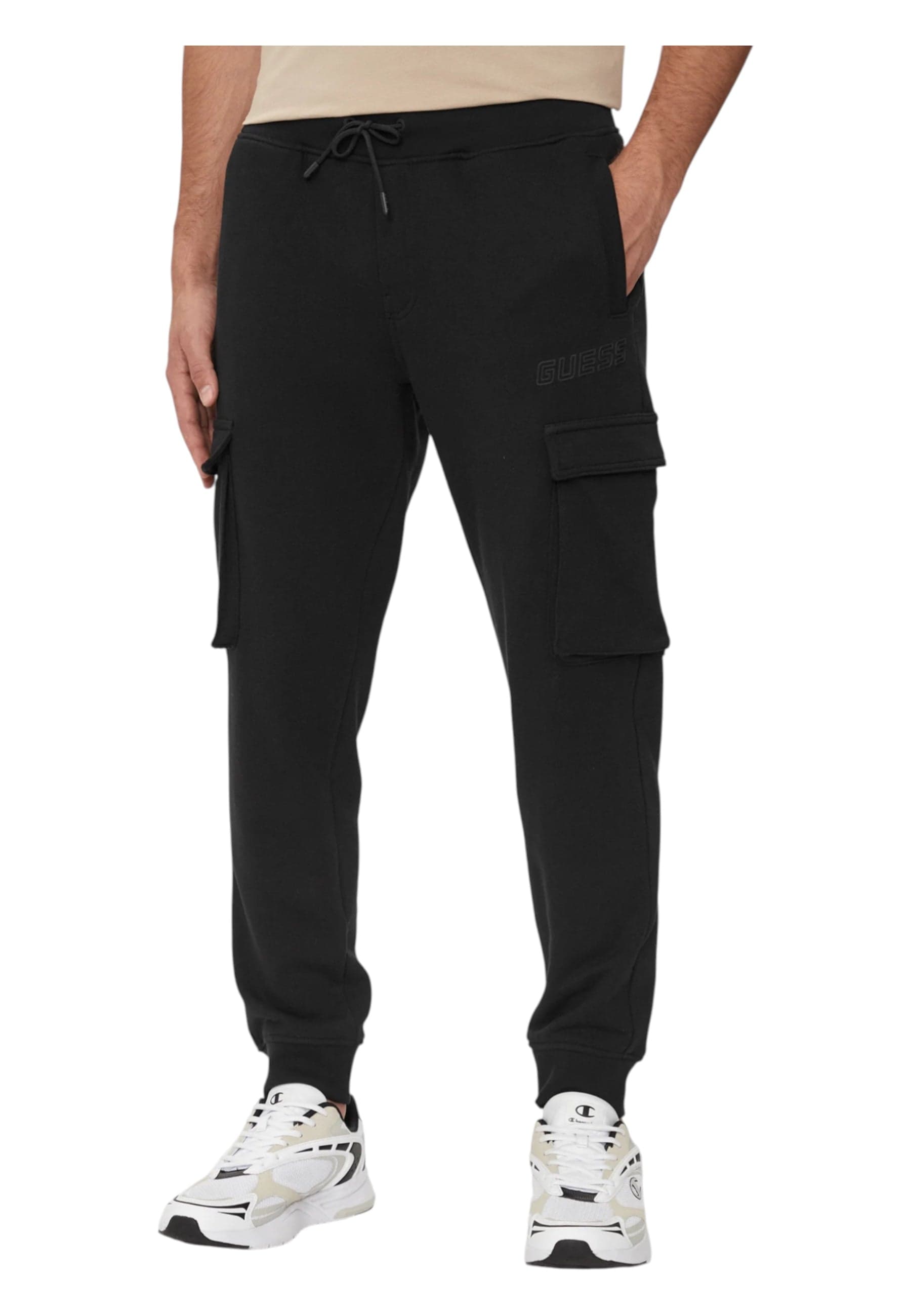 GUESS ACTIVEWEAR Pantaloni Jogger cargo Uomo Guess Activewear da uomo in Pantaloni sportivi Drestige - Casamassima, commercioVirtuoso.it
