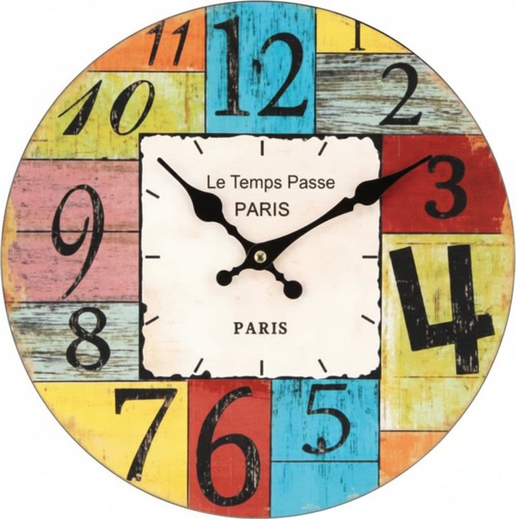 Orologio Muro Paris Color Ø 30 mm cm Xtra