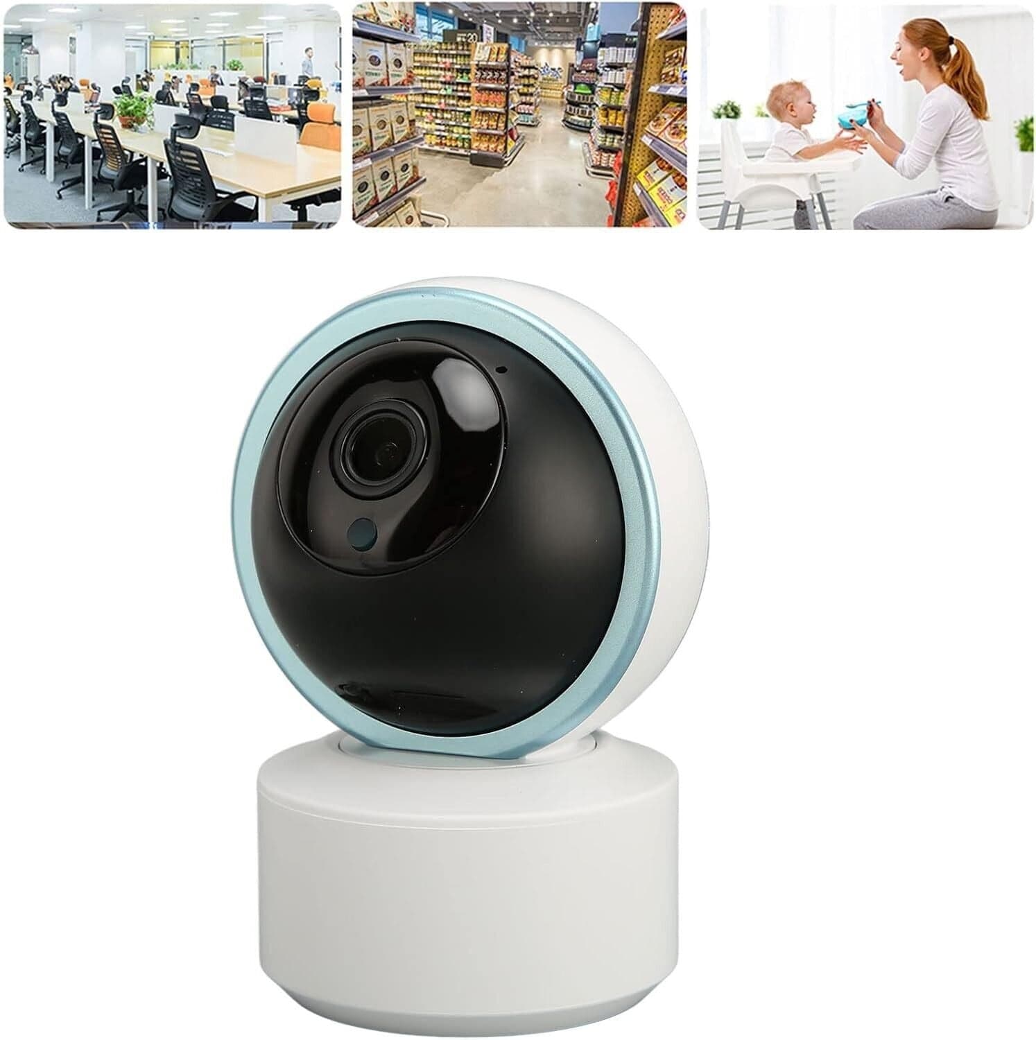 Telecamera per Interni 1080P, Tecnologia di Rilevamento del Corpo WiFi a 2,4 GHz in Dom camera CL Store - Battipaglia, commercioVirtuoso.it