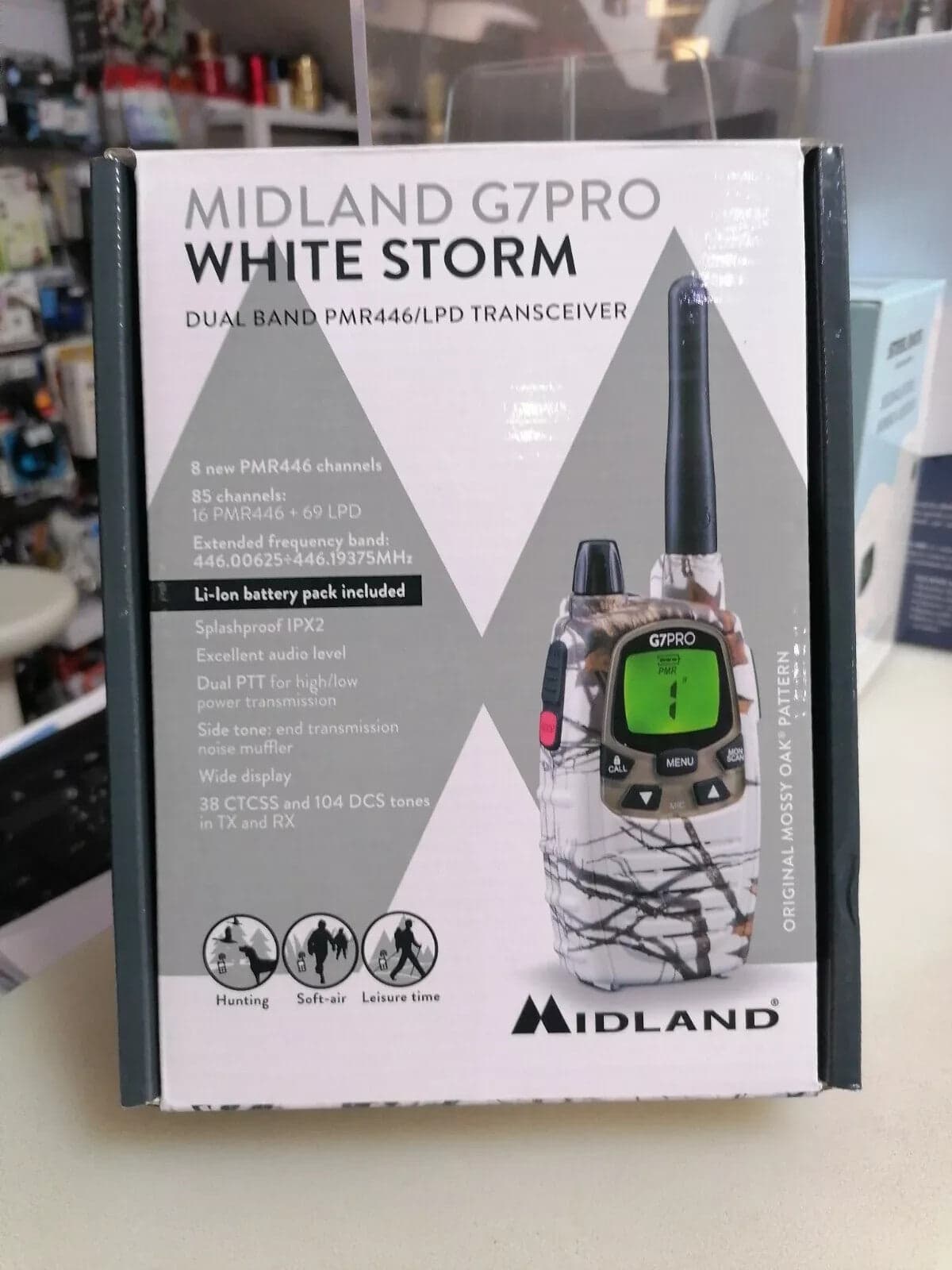 Midland G7 Pro White Storm Walkie Talkie Professionale 16 Canali PMR446 no licen in Ricetrasmettitori CL Store - Battipaglia, commercioVirtuoso.it