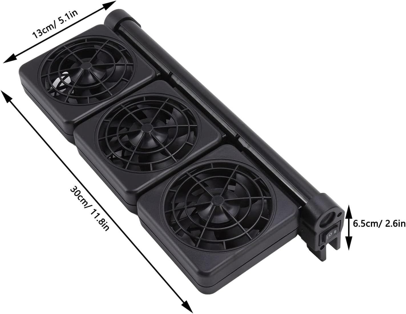 Ventilatore ventola d raffreddamento per acquario a 3 teste per acquario sospeso in Ventilatori da soffitto CL Store - Battipaglia, commercioVirtuoso.it