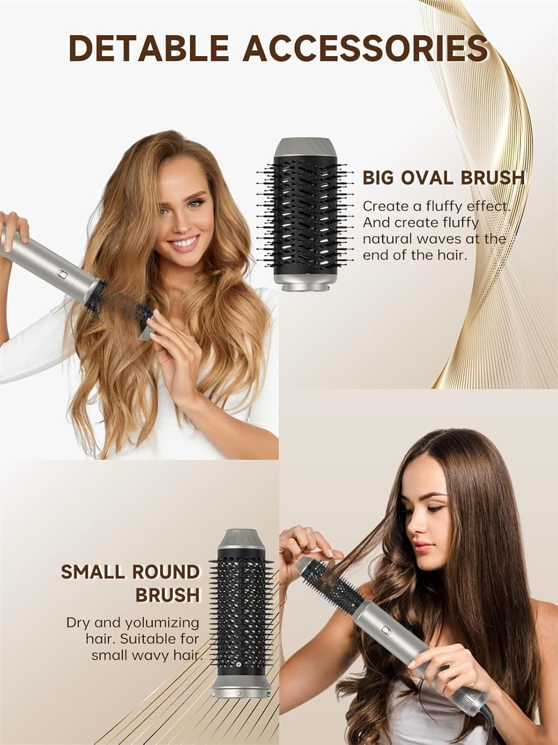 Styler per Capelli 6 in 1 Set di Styler per Capelli Airstyler con Ferro Arriccia in Modellatori ad aria calda CL Store - Battipaglia, commercioVirtuoso.it
