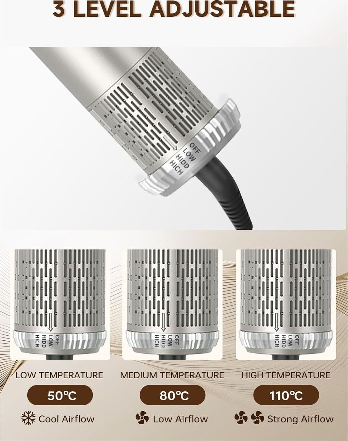 Styler per Capelli 6 in 1 Set di Styler per Capelli Airstyler con Ferro Arriccia in Modellatori ad aria calda CL Store - Battipaglia, commercioVirtuoso.it