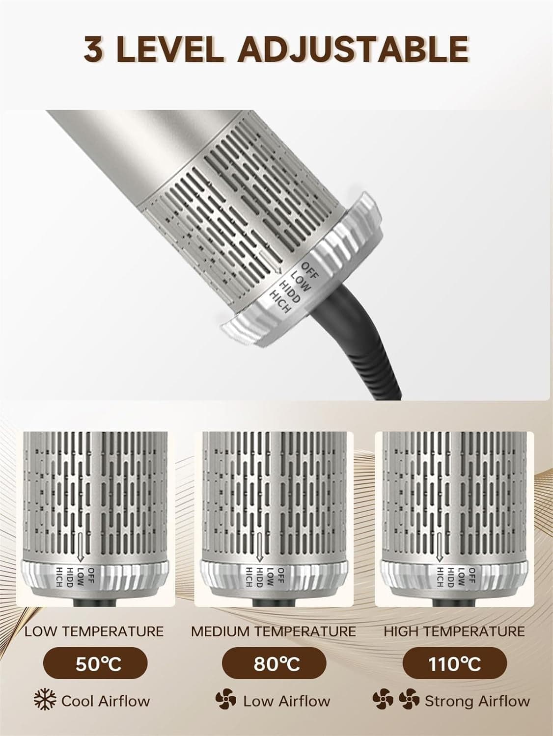 Styler per Capelli 6 in 1 Set di Styler per Capelli Airstyler con Ferro Arriccia in Modellatori ad aria calda CL Store - Battipaglia, commercioVirtuoso.it
