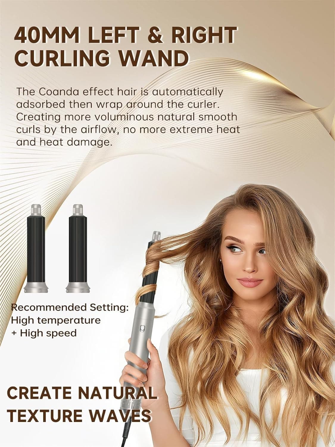 Styler per Capelli 6 in 1 Set di Styler per Capelli Airstyler con Ferro Arriccia in Modellatori ad aria calda CL Store - Battipaglia, commercioVirtuoso.it