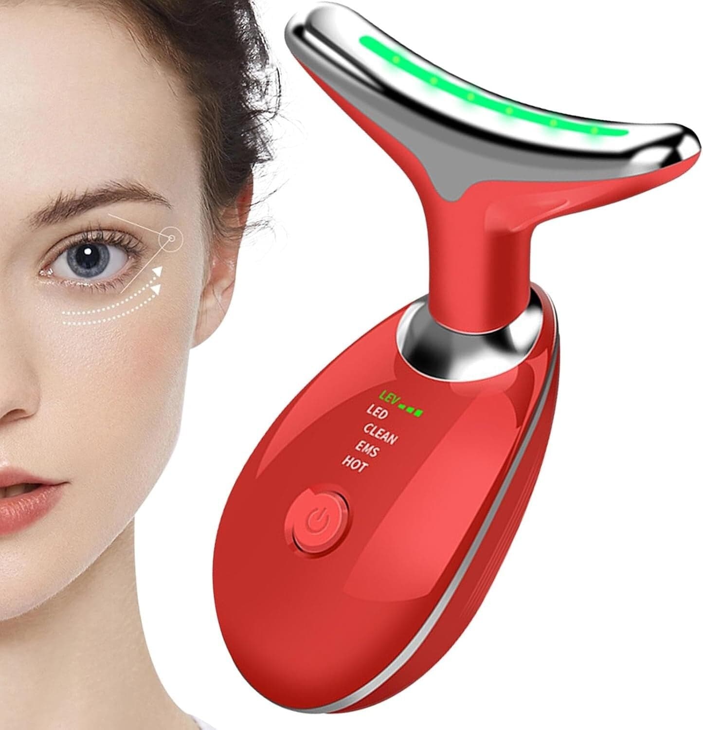 Massaggiatore per viso ricaricabile per la riduzione delle rughe a luce pulsata in Apparecchi per tonificare e per pulizia viso CL Store - Battipaglia, commercioVirtuoso.it