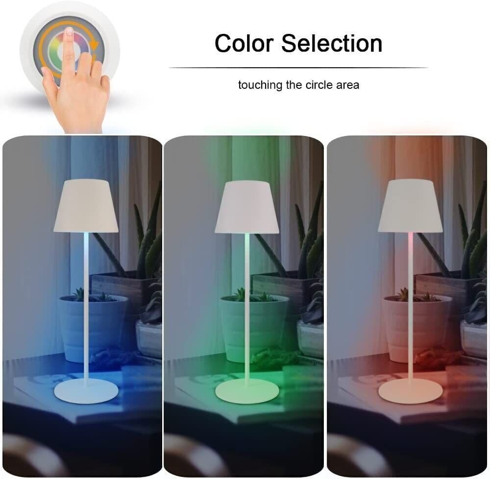 Lampada da Tavolo LED Ricaricabile, Lampada Touch Sense Dimmerabile 8 Colori, Im in Lampade da tavolo e abat-jour CL Store - Battipaglia, commercioVirtuoso.it
