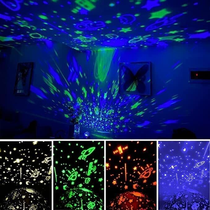 Moredig Proiettore Stella Luce Notturna, Proiettore Stellato Rotante in Luci notturne per bambini CL Store - Battipaglia, commercioVirtuoso.it