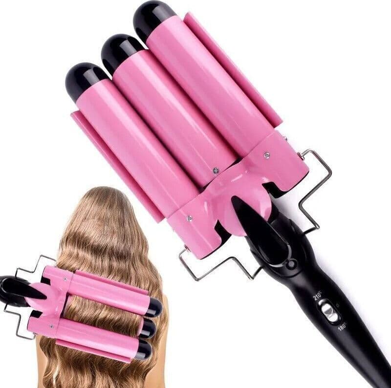 Piastra Rosa per Onde Capelli 22mm 3 Rami con Controllo Intelligente in Piastre per capelli CL Store - Battipaglia, commercioVirtuoso.it