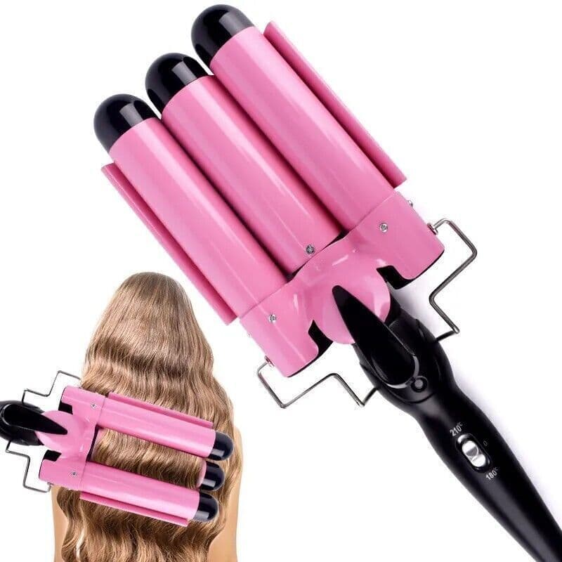 Piastra Rosa per Onde Capelli 22mm 3 Rami con Controllo Intelligente in Piastre per capelli CL Store - Battipaglia, commercioVirtuoso.it